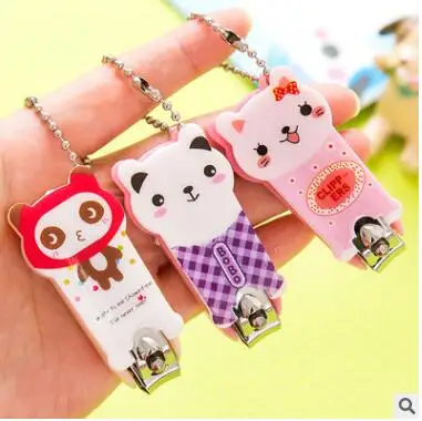 3pcs/lot Nail clipper creative cartoon animal cute nail clipper