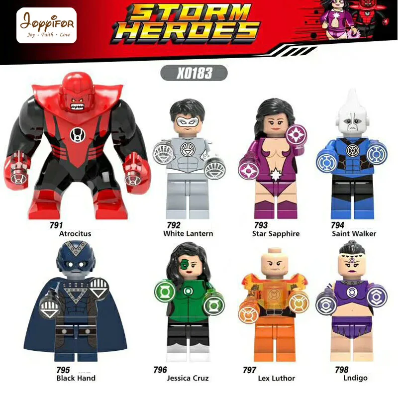 

Joyyifor 2018 New Lot Compatible Toy Story LegoINGlys Atrocitus White Lantern Star Sapphire Lex Luthor LindBest Gift To Children