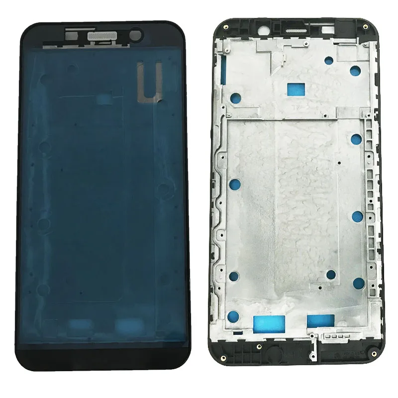 

New middle frame housing case backplate with side buttons For ASUS Zenfone Max Z010DA Z010DD Rear Bezel Plate Chassis