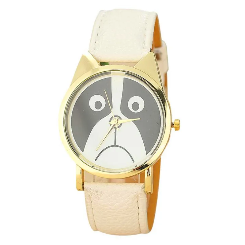 Otoky Reloj Mujer Часы модные женские туфли Panda печати узор плетением кожа кварцевые часы Прямая доставка 71211