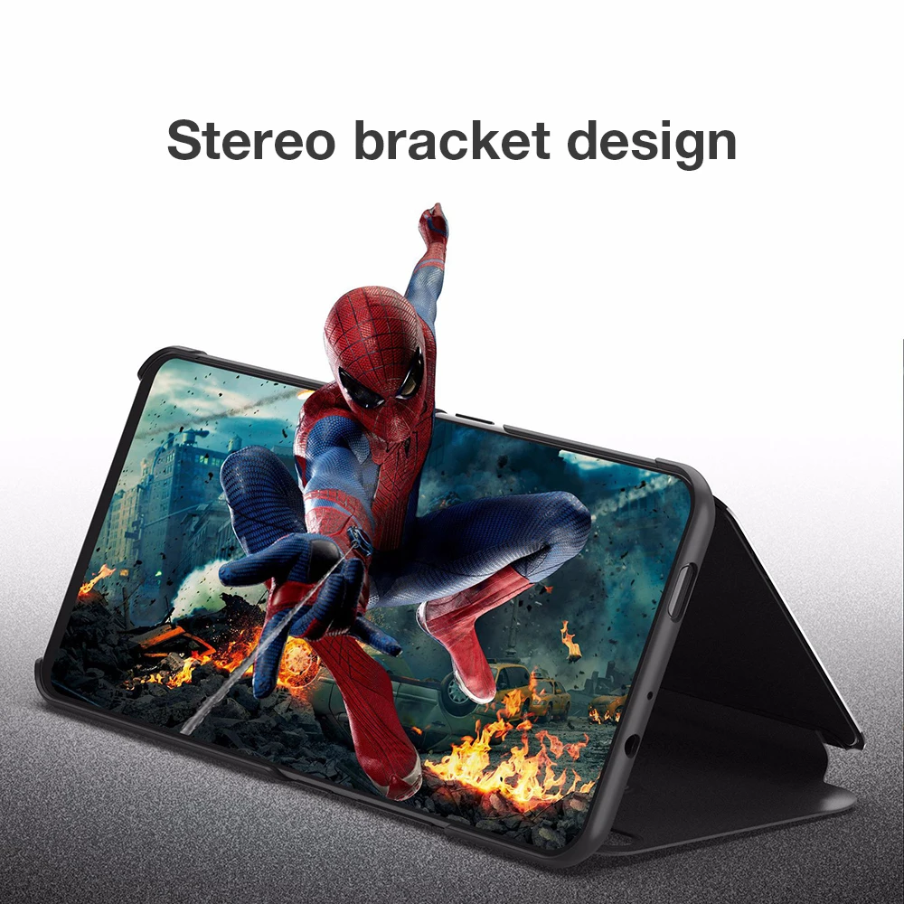 Умный прозрачный зеркальный чехол OTAO P для Huawei P20 P30 P9 P10 Lite Mate 10 20 Pro откидные Чехлы