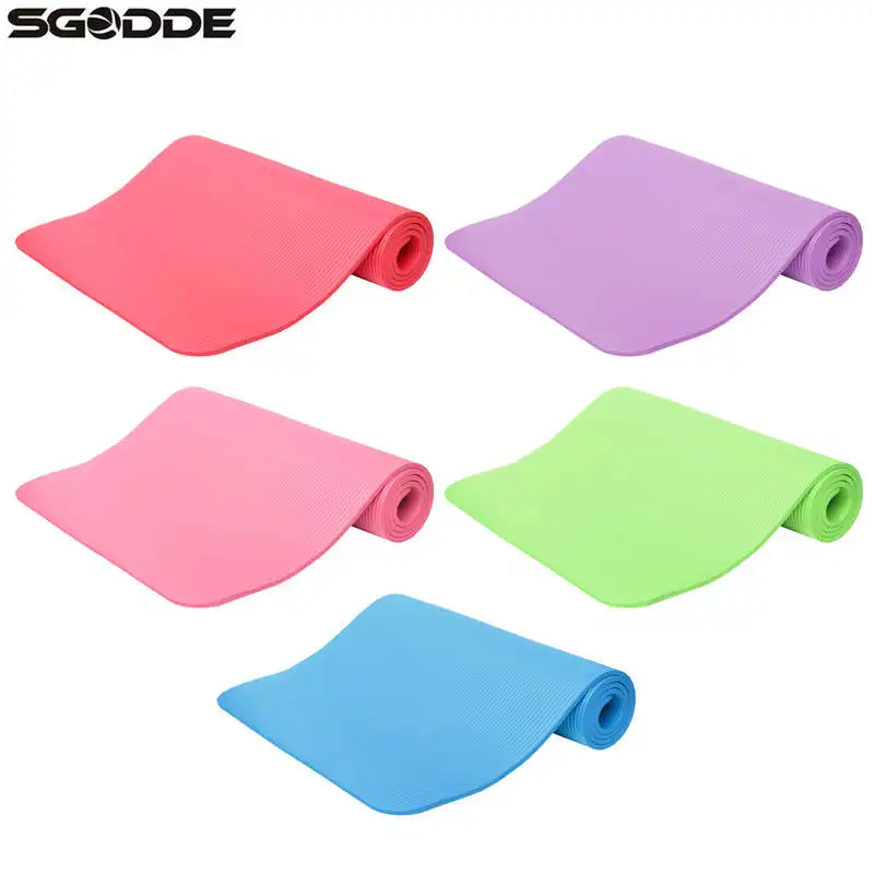 

Fitness 10mm Thickess Non-Slip Yoga Mat Sport Pad Gym Soft Pilates Mats Foldable Pads for Body Building Training Exercises