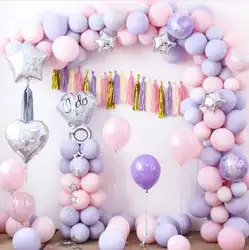 100 шт./компл. один слой 10 "2,2 г макарон латексный воздушный шар Свадебные украшения для комнаты воздушный шар ко дню рождения