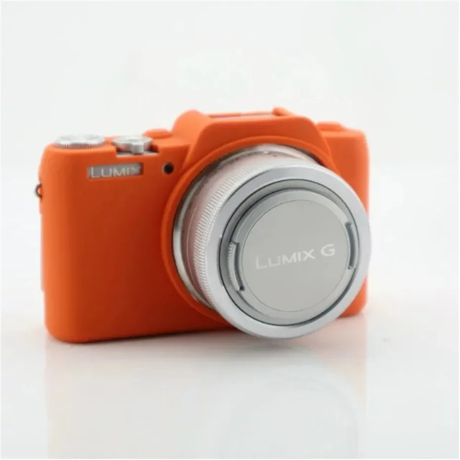 

Soft Camera Video Bag For Panasonic Lumix GF8 GF7 Silicone Case Rubber Camera Body Cover Protective Skin For Panasonic GF7 GF8