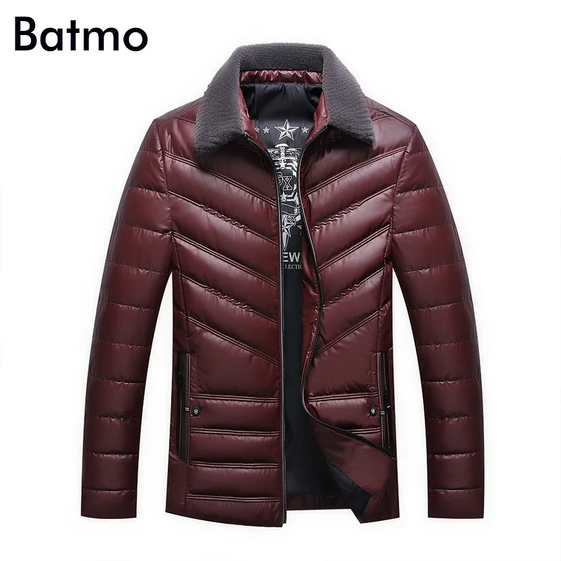 Batmo, Новое поступление, высокое качество, 90% белый утиный пух, мужская куртка, винное зимнее пальто, ветронепроницаемая, водонепроницаемая 6509