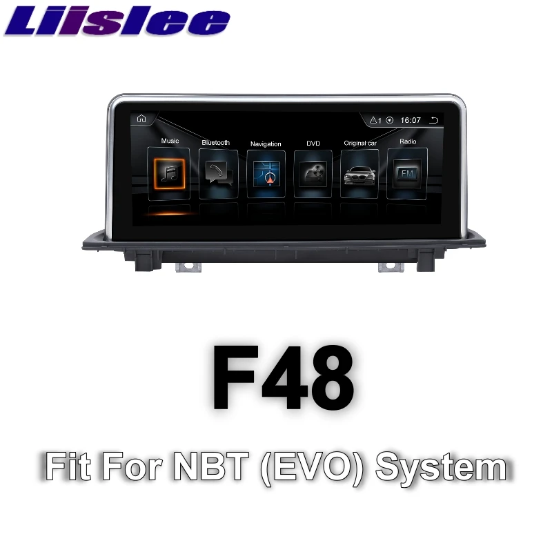 Top LiisLee 9 inch Car Multimedia GPS Audio Hi-Fi Radio Stereo For BMW X1 F48 2016~2018 Original NBT Style Navigation NAVI 3
