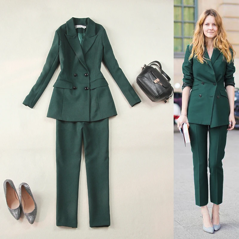 ladies long jacket suits