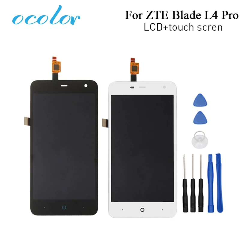 

ocolor For ZTE Blade L4 Pro LCD Display+Touch Screen 100% Good Screen Digitizer Assembly Replacement For ZTE Blade L4 Pro +Tools