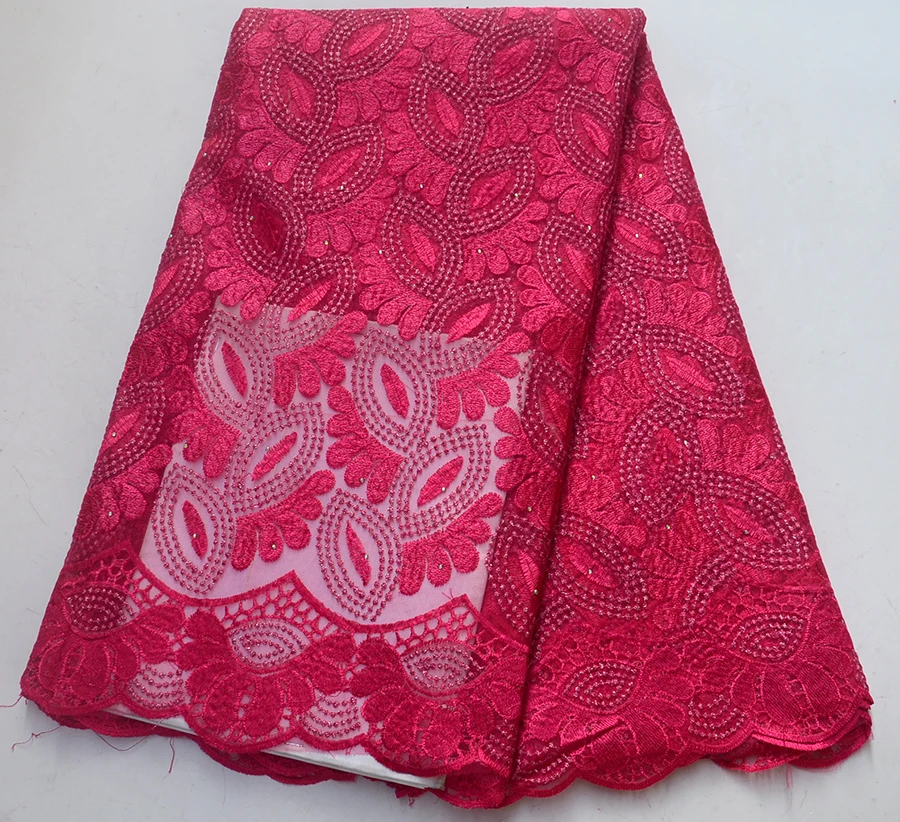 

Latest style African Lace Fabrics French High Quality Bridal Nigerian Lace Tulle Lace Fabric For Wedding Dress