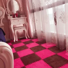 Комбинированный Коврик для пола, замша, любой цвет, пазл, ковер для спальни, полный магазин-33