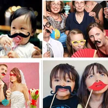 20 штук Baby Shower Photo Booth Реквизит маленькая леди Девочка новорожденного вечерние украшения