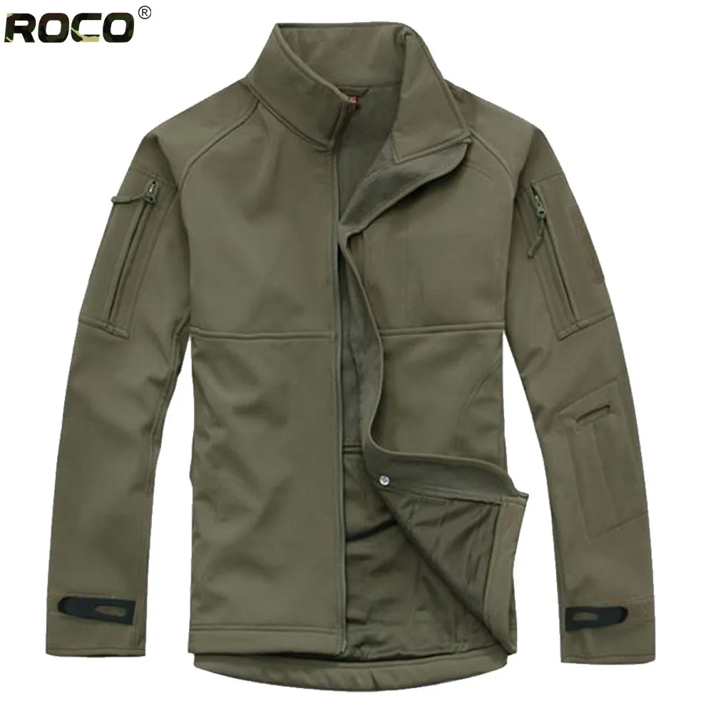 

Free shipping Lurker Shark Skin Soft Shell Outdoor Military Commender Tactical Jacket Waterproof Windproof Sports Army Clothing