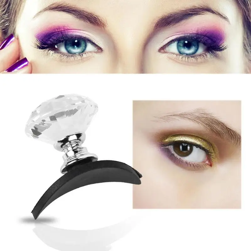 

1PC Crystal Diamond Silicone Eyeshadow Stamp Lazy Eye Shadow Applicator Tool Eye Wing Eyeliner Makeup Tools