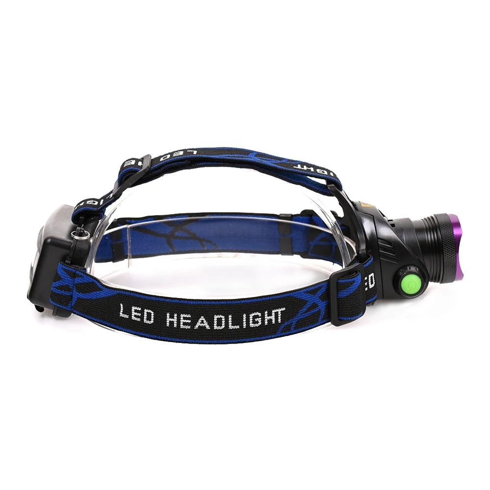2000LM T6 Diving head lamp Waterproof Headlight Led Lighting led Headlamp flashlight light Torch + 26000mAh 18650 + US charger (7)