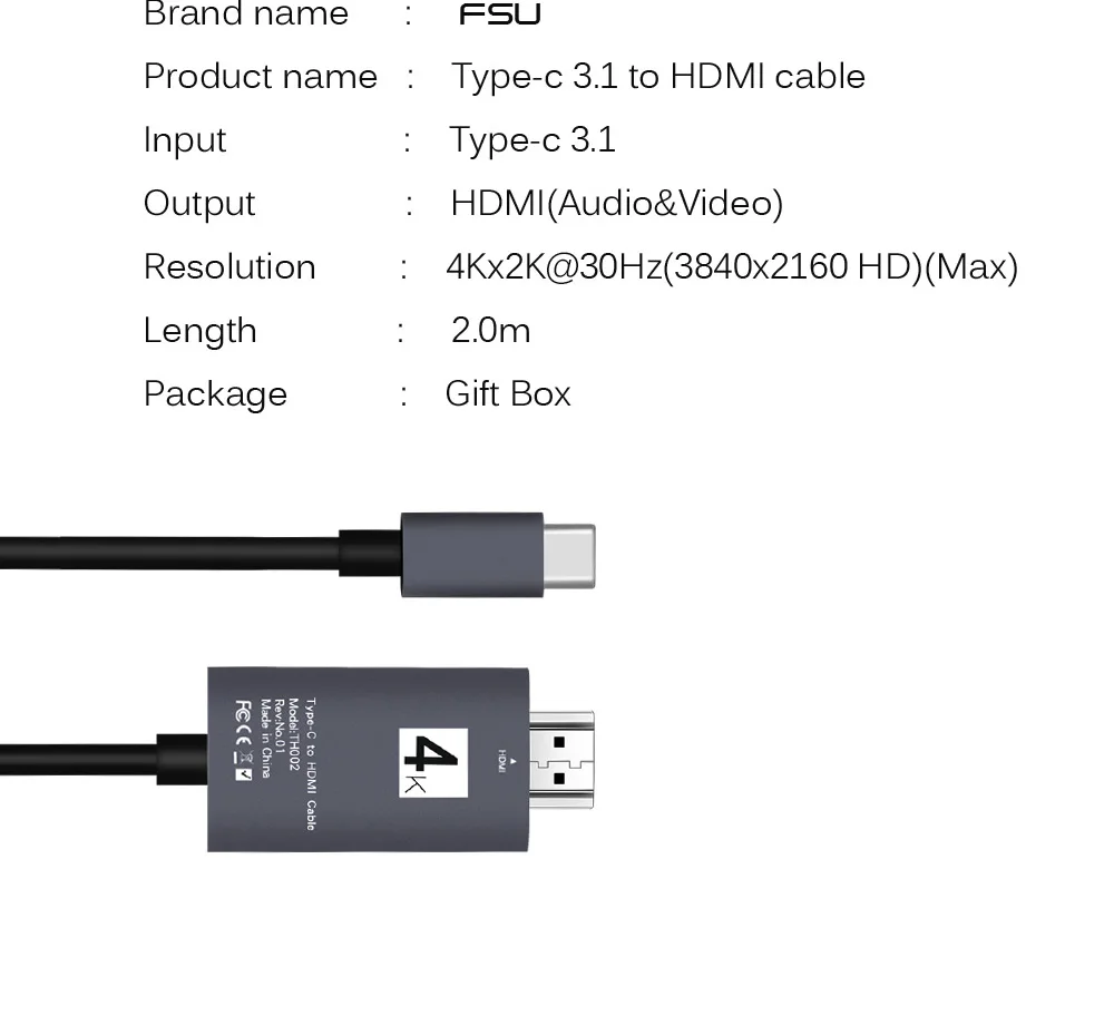 4 k 1080 p тип-c к hdmi-кабель, адаптер конвертер для samsung Galaxy 3D визуальные эффекты HDMI кабель для Macbook pro huawei Matebook