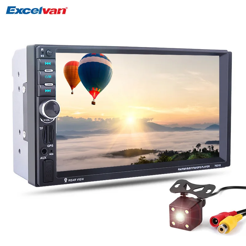 7021G 7inch HD 2Din Touch Screen Bluetooth2 0 Mirror Link font b Car b font MP5