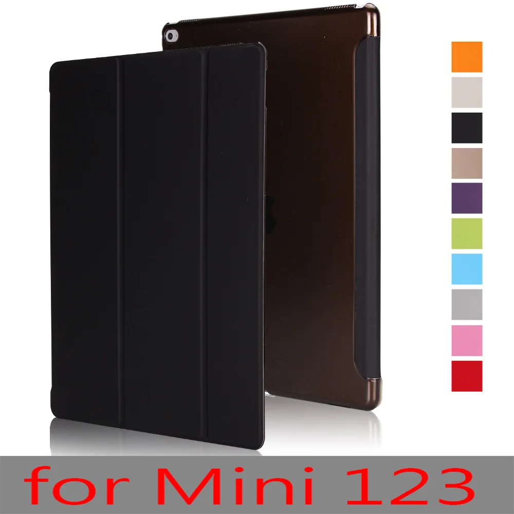 Чехол для iPad Mini 5 4 3 2 1, чехол SDYGHHT из искусственной кожи, Жесткий Чехол для задней панели, подставка для автоматического сна/пробуждения, смарт-чехол для iPad Mini 5 - Цвет: Black mini 1 2 3
