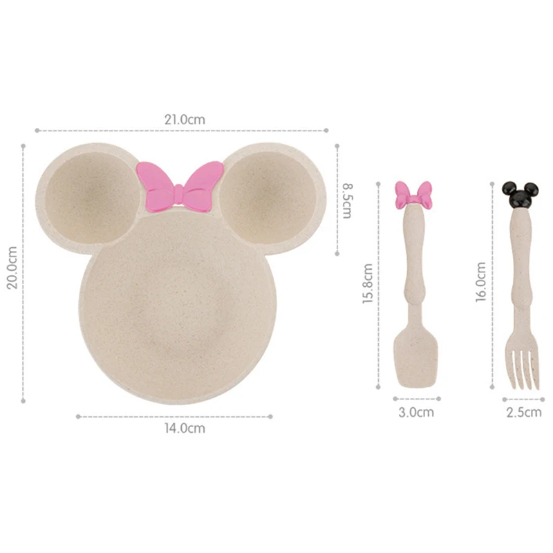 Baby Cartoon Mickey Food Set Wheat Straw Tableware Solid Cute Dish Kid Plate Bowl Children Feeding Dishes Dinner Set TY0387 Baby Cartoon Mickey Food Set Wheat Straw Tableware Solid Cute Dish Kid Plate Bowl Children Feeding Dishes Dinner Set TY0387