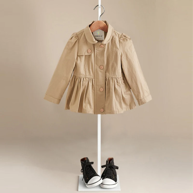 

Girl Jacket Spring Autumn Outwear Child Clothes Girl Clothes Overcoat 5-9Y