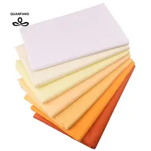 QUANFANG טהור צבע סדרת אריג כותנה בד, לdiy Quilting תפירה תינוק, ילד גיליון, כרית, כרית חצי מטר 50(China)