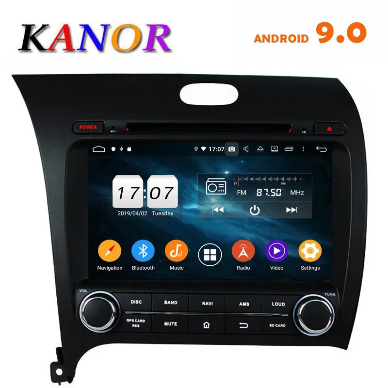KANOR Android 9 0 Octa Core 4 32g 2din font b Car b font DVD font