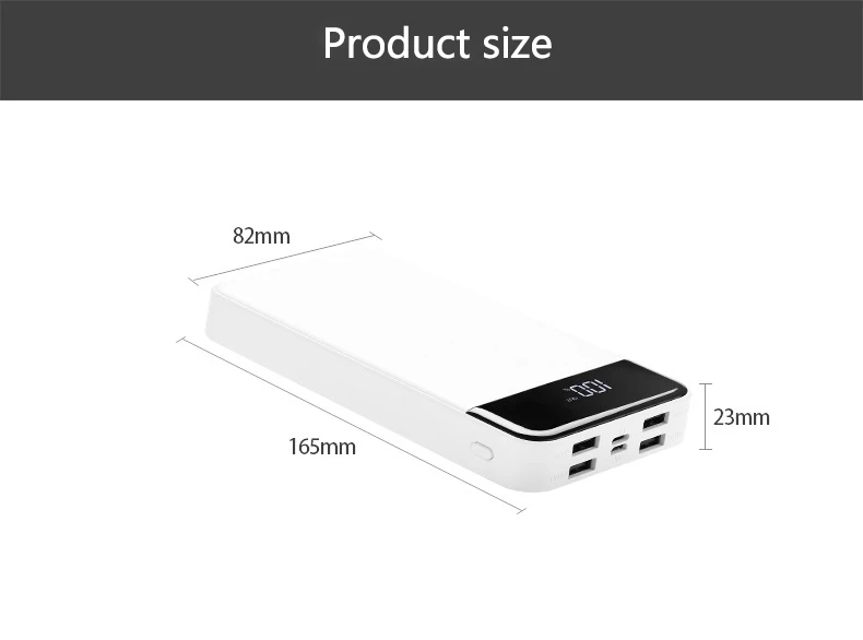 Настоящий внешний аккумулятор 30000 мА/ч, usb type-C, 30000 мА/ч, Pover Poverbank, 4 порта usb для huawei, Xiaomi, внешний аккумулятор, внешний аккумулятор