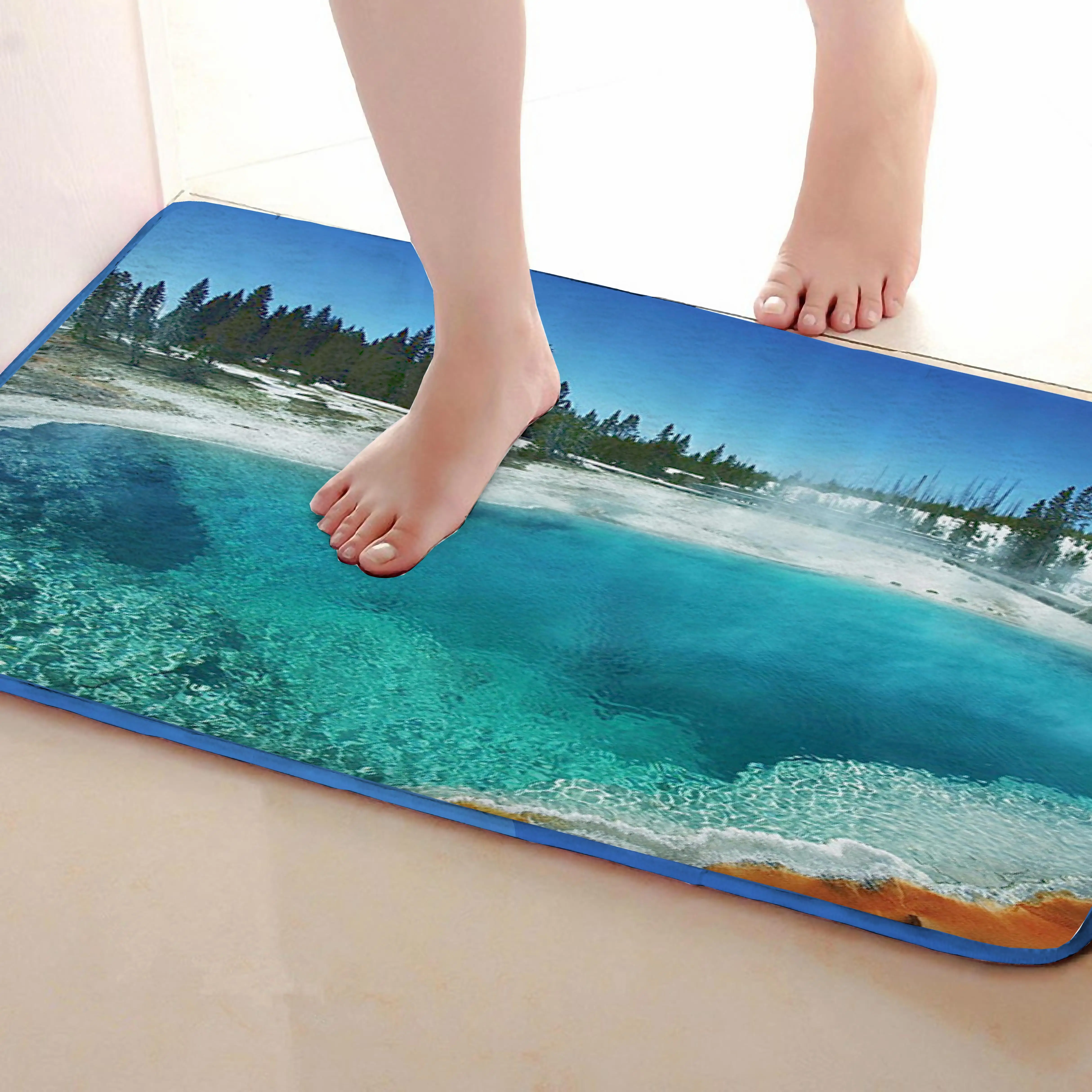 Морской стиль Коврики для улицы, смешной Противоскользящий коврик для ванной, дверные коврики, дверные коврики под входную дверь