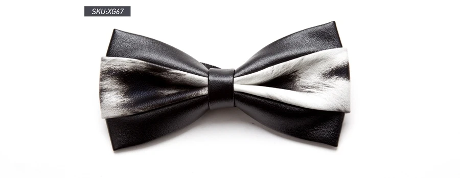 Мужской галстук-бабочка из искусственной кожи в полоску, Модный деловой Свадебный галстук, черный мужской галстук-бабочка, Аксессуары для галстуков ручной работы