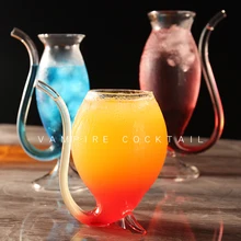 Креативный длинный Конопляный фильтр хрустальный стеклянный гриль мышь чашка персональная барная молекулярная бокал для коктейлей