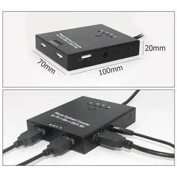 

TWISTER.CK Mouse Keyboard Converter Adapter for PS4/PS3/XBO XONE/XBOX 360 Switch Converter Accessory