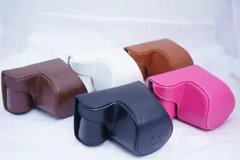 

New Vintage PU leather Camera Bag Case For Sony A5000 A5100 A6000 A6300 Nex6 Camera Cover Pouch