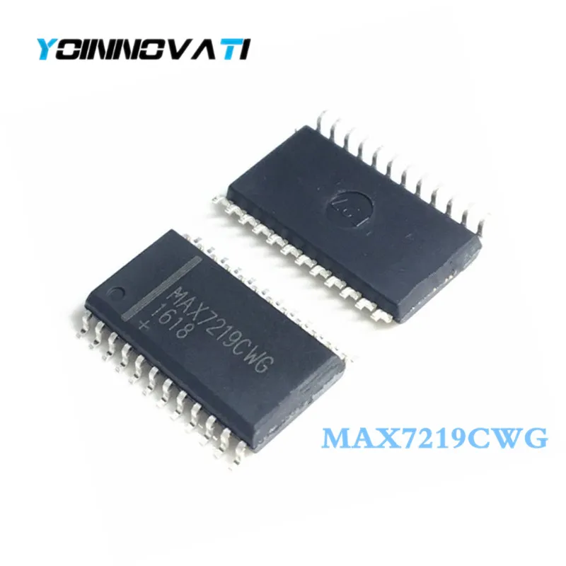 

Free shipping 100pcs/lot MAX7219CWG MAX7219C MAX7219 IC DRIVER LED DISP 8DGT 24-SOIC Best quality