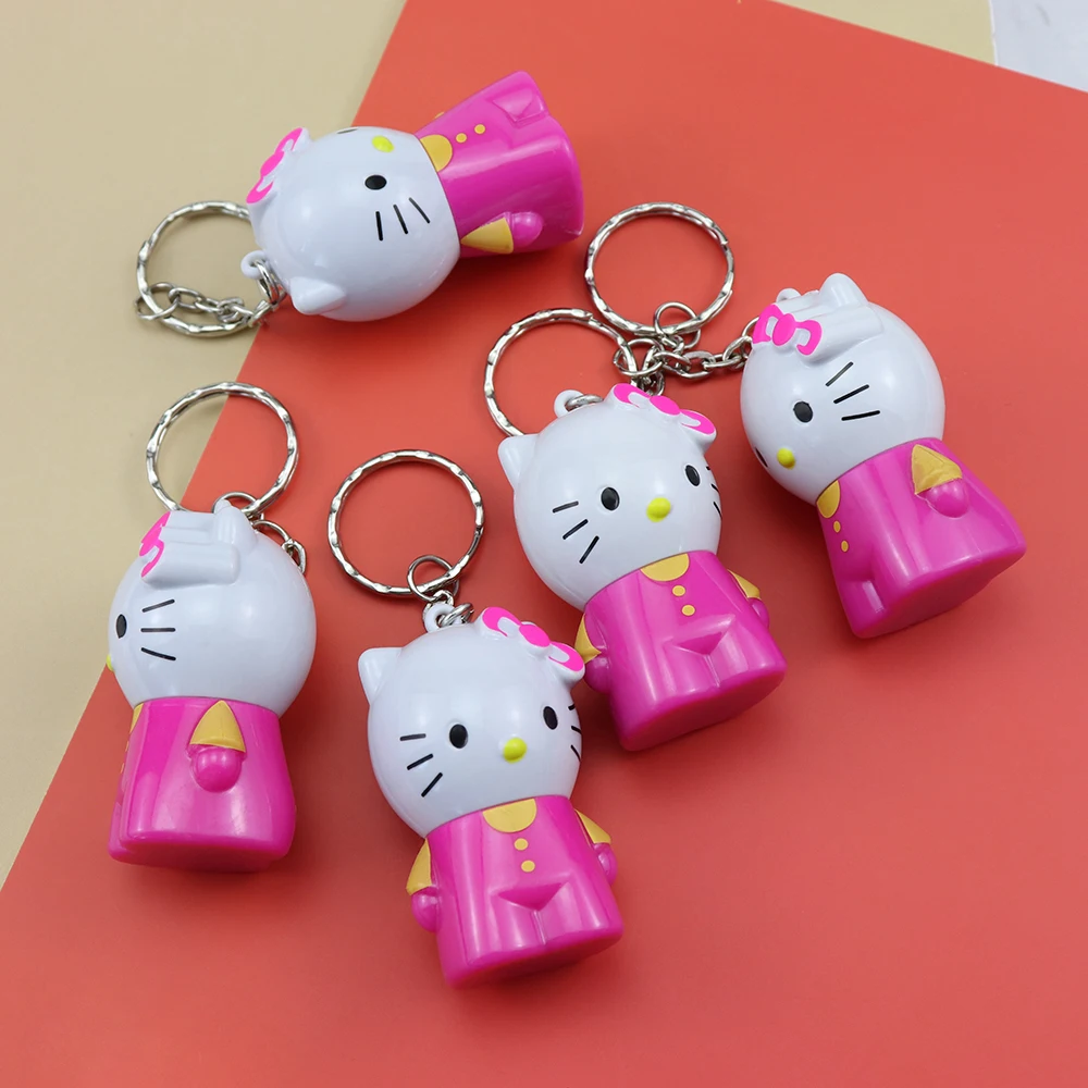 Милая маленькая Kitty Выдвижная Шариковая ручка kawaii выдвижная 0 7 мм синие Бусины