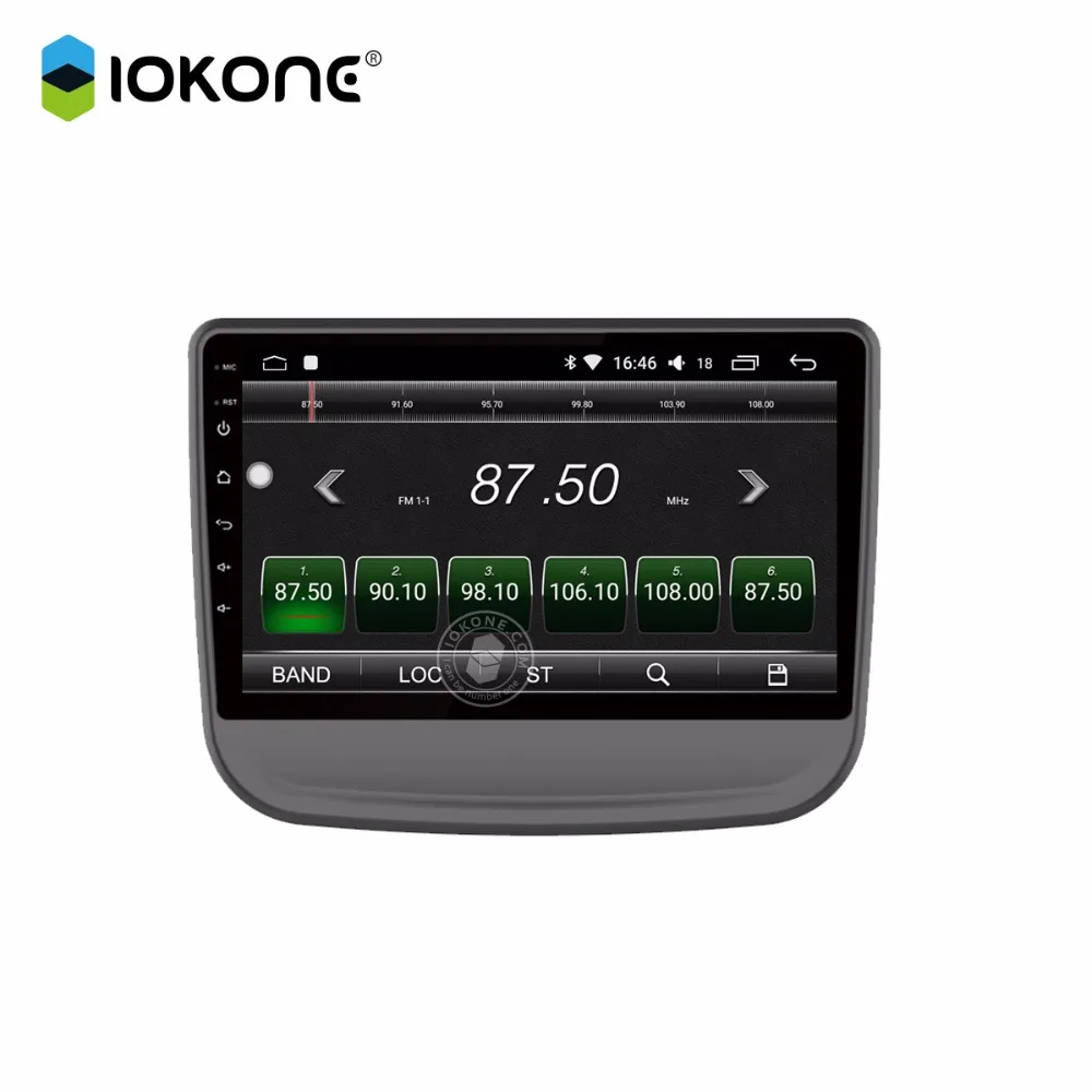 IOKONE Car android 8 0 multimedia player 2 din DVD stereo radio IPS 2 5D 9