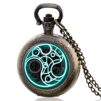 

Retro Vintage The Punisher Skull Dial Roman Numeral Quartz Pocket Watch Analog Pendant Necklace Men Women Watch Chain Gift
