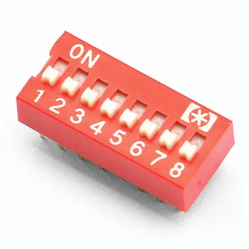 

( 10 pcs/lot ) 8 Way DIP Switch, 8 Position 16 pin PCB Mountable.