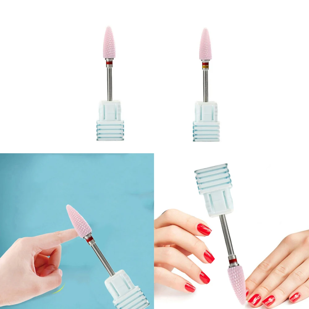 

Ceramic Nail Drill Bit Electric Nail Milling Cutter for Manicure Pedicure Nail Art Accessories Tool Remove Nail Polish Cutter