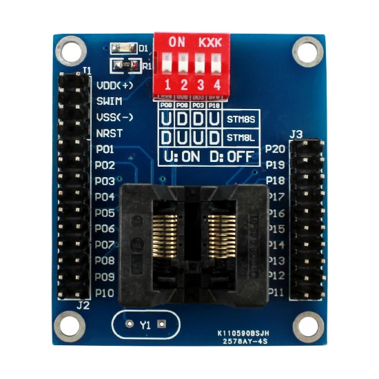 

STM8S 8L TSSOP20 burning holder test bench downloader offline programmer seat