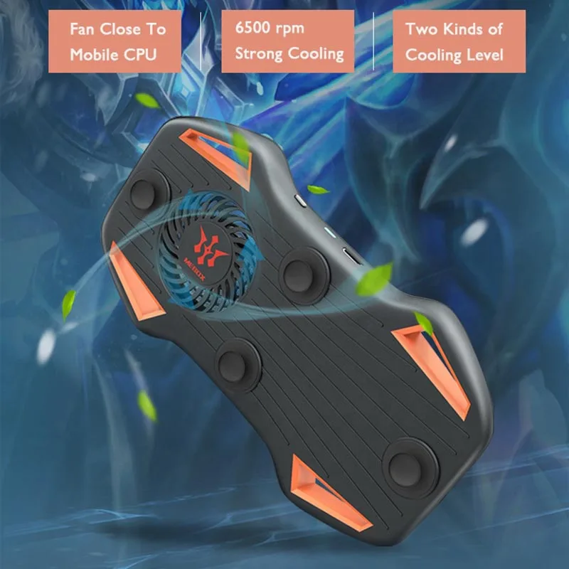 Protable Mobile Phone Wireless Charging Gamepad Controller Handle Cooler Fan 2000mAh Power Bank Phone Holder For IOS Android Protable Mobile Phone Wireless Charging Gamepad Controller Handle Cooler Fan 2000mAh Power Bank Phone Holder For IOS Android