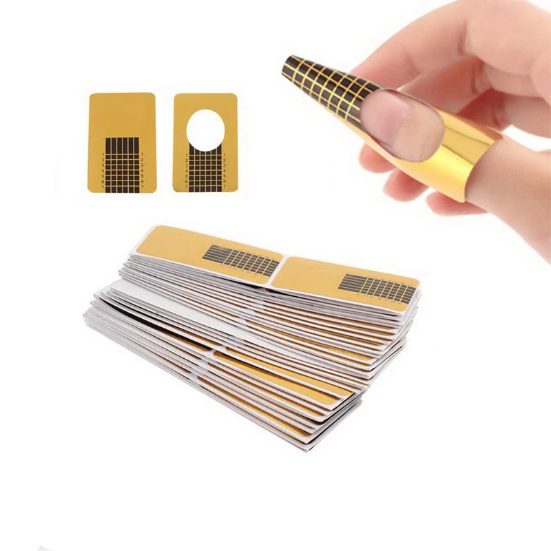 100pcs-gold-nail-guide-sticker-tape-nail-art-sculpting-extension-nail
