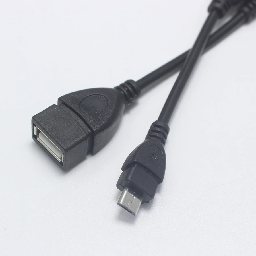 EClyxun 1 шт. USB 2,0 гнездо для Micro 5Pin USB Разъем конвертер OTG Кабель-адаптер для смартфона