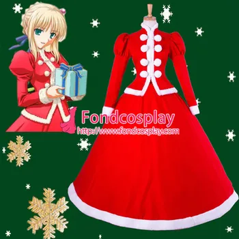 

Fate/stay Night Saber Christmas Dress Cosplay Costume Tailor-made[G851]