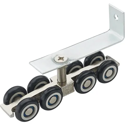 Furniture Component 1 Pair/Set Cold Rolled Steel Sliding Wooden Door Closet Hardware Kit 8 Wheels Hangers Roller Cold Rolled Steel Hardware Parts Furniture Component 1 Pair/Set Cold Rolled Steel Sliding Wooden Door Closet Hardware Kit 8 Wheels Hangers Roller Cold Rolled Steel Hardware Parts