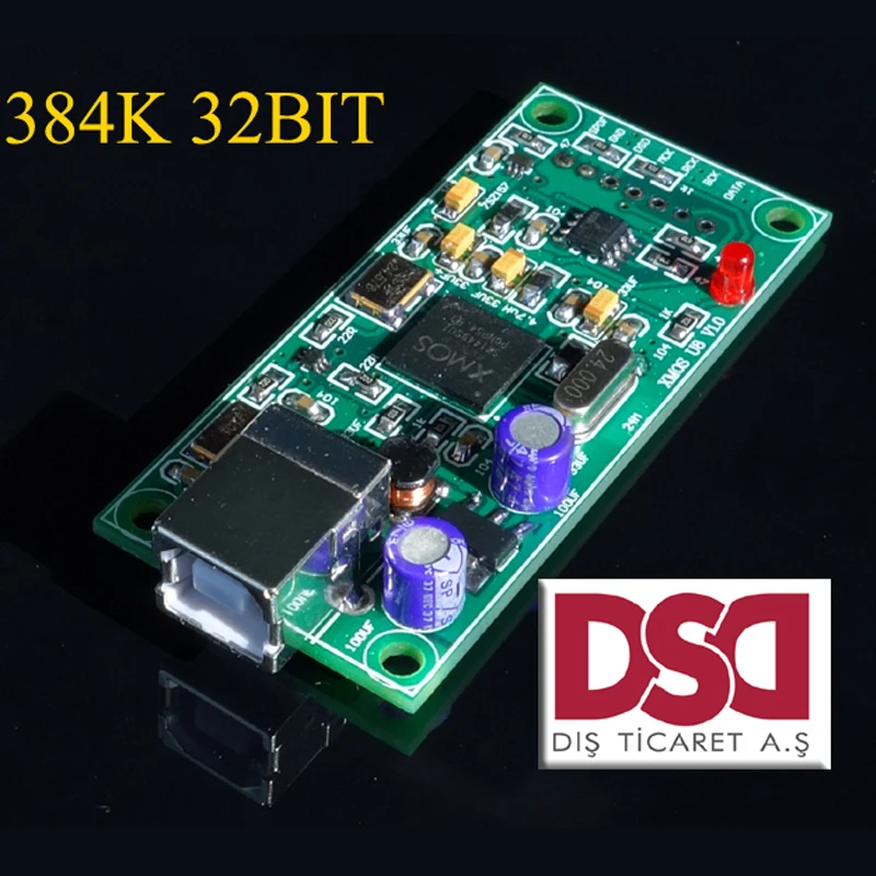 

2016 New Breeze Audio  XMOS U8 Digital audio USB card Support DSD II2S Coaxial output 384K 32Bit  69*32mm Free Shipping