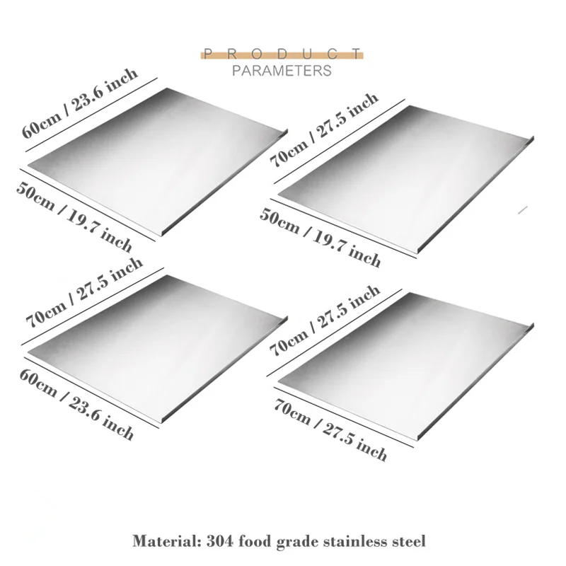 Из нержавеющей стали, теплоизолирующая Таблица сопротивления коврик Кондитерская доска для резки выпечки коврик для теста Кондитерская Циновка для роллов