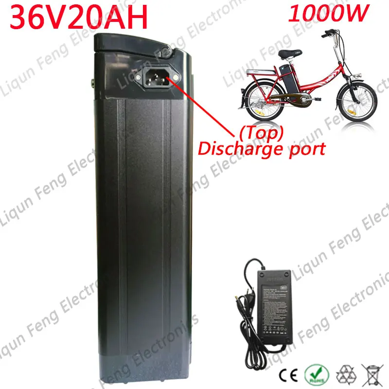 36V 1000W Батарея е-байка 36В 20AH Электрический велосипед Батарея 36V 21ah литий-ионный Батарея е-байка 36В 20A скутер Батарея с 30A BMS Топ гарантии discharg