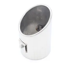 Dongzhen Universal car Rear Exhaust Muffler Tail Pipe silencer Radiator Stainless Steal Chrome tubing System Fit for Toyota KIA