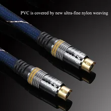 High Quality Video Line S Video 4pin 4P Male to Male M M s vedio Cable