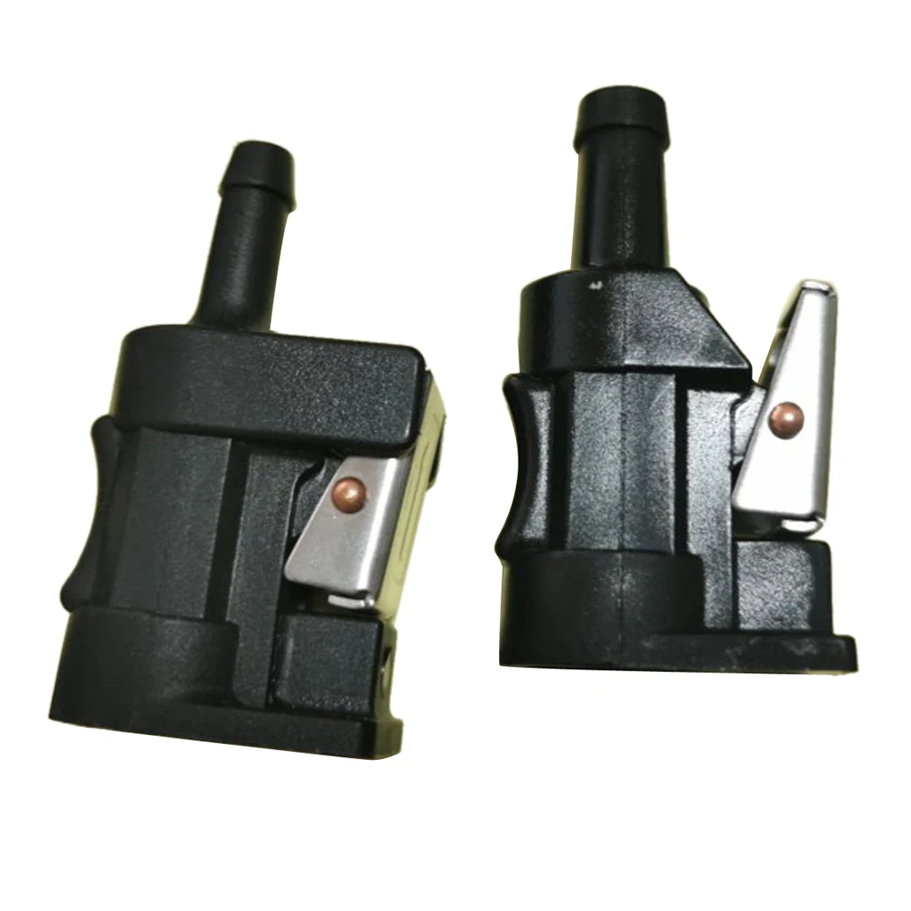 2 PCS Outboard Engine Fuel Line Connector Fits for 8mm Hose Barb For Yamaha Outboard 6E5-24305-06