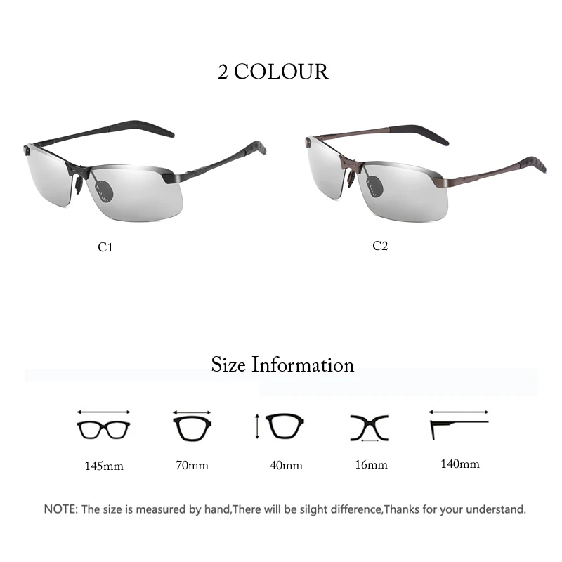 Pro Acme, интеллектуальные HD фотохромные поляризованные солнцезащитные очки, мужские очки для вождения, Обесцвечивающие, мужские, день и ночь, очки для водителя CC1147